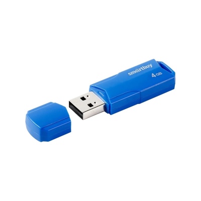 Smartbuy USB Drive 4Gb  CLUE Blue (SB4GBCLU-BU)