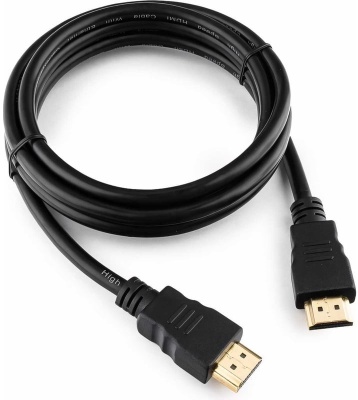 Кабель HDMI Gembird/Cablexpert CC-HDMI4-6, 1.8м, v1.4, 19M/19M, черный, позол.разъемы, экран, пакет (CC-HDMI4-6)