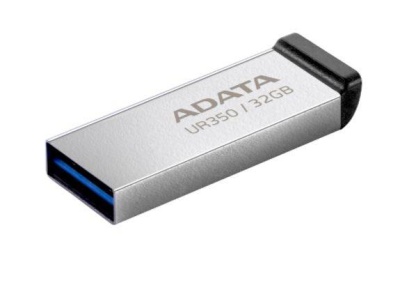 Флеш накопитель 32GB A-DATA UR350, USB 3.2, металл/черный