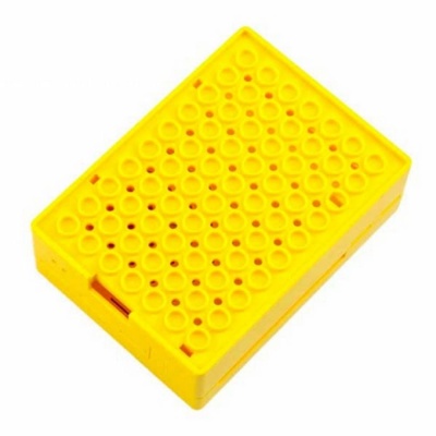 RA185   Корпус ACD Yellow ABS Plastic Building Block case for Raspberry Pi 3 B (CBPIBLOX-YEL) (494408)