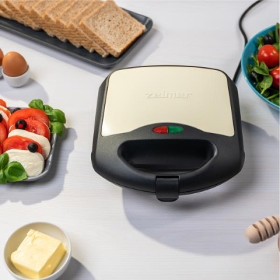 Сандвич мейкер ZSM7861 BLACK/CREAM ZELMER