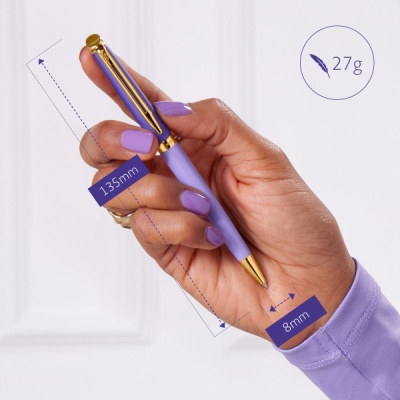 Ручка шариков. Waterman Hemisphere Colour Blocking (2179923) Purple GT M син. черн. подар.кор.