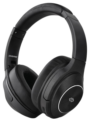 Гарнитура накладные Digma BT-20 ANC черный беспроводные bluetooth оголовье (BT20)