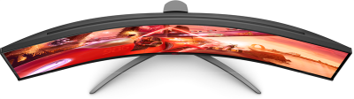 Монитор 48,8" AOC AG493UCX2 Curved 1800R 5120x1440 165Гц VA WLED 32:9 1ms 3*HDMI DP 1*USB-C(DP Alt) 3*USB3.2 3000:1 80M:1 178/178 400cd 2*Speakers5W HAS Tilt Swivel External Black (AG493UCX2)