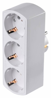 Сетевой разветвитель Buro BU-PS3G-W (3 розетки) белый (пакет ПЭ)