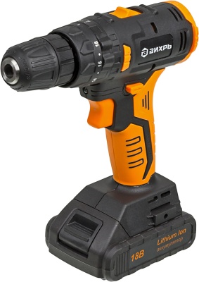 Дрель-шуруповерт ударная Вихрь ДА-18Л-2КУ/Б аккум. патрон:быстрозажимной (кейс в комплекте)