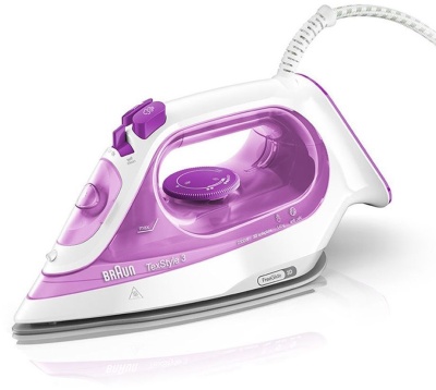 Утюг Braun SI3030PU 2300Вт белый/розовый