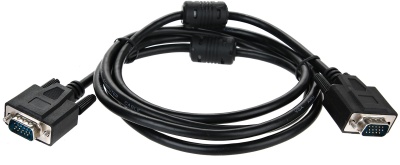 Кабель соединительный SVGA (15m/15m) 1,8m 2 фильтра TV-COM <QCG341AD-1.8M> Кабель соединительный SVGA VCOM QCG341AD-1.8M
