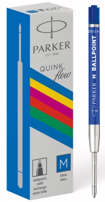 Стержень шариковый Parker QuinkFlow Basic Z09 (CW2166550) M 0.7мм синие чернила без упак.
