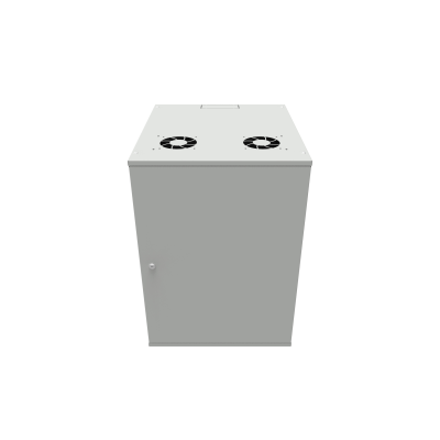 Шкаф телекоммуникационный настенный 15U, 523х600х732мм серия LITE (металлическая дверь)