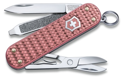 Нож перочинный Victorinox Classic Precious Alox (0.6221.405G) 58мм 5функц. розовый подар.коробка