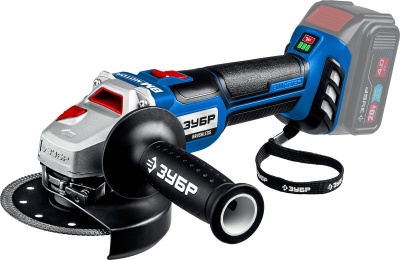 Углошлифовальная машина Зубр AB-125 10000об/мин рез.шпин.:M14 d=125мм без АКБ