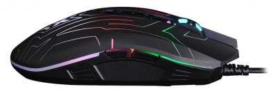 Мышь A4Tech X77 черный оптическая (2400dpi) USB (8but)