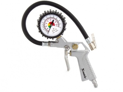 Пистолет для накачки шин Matrix 57322 230л/мин серебристый/черный