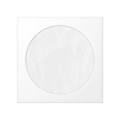Конверт для CD/DVD бумажный с окном, с клейким клапаном, белый (100шт.)