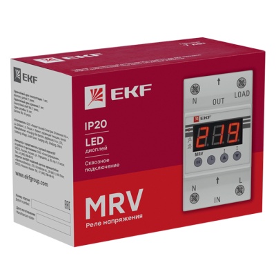 EKF MRV-40A Реле напряжения с дисплеем MRV 40A EKF PROxima