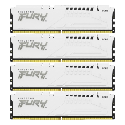 Модуль памяти Kingston 128GB DDR5 5200MHz DIMM FURY Beast White (4х32gb), CL40