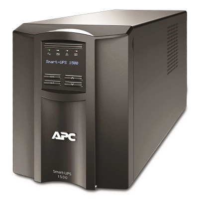 APC Smart-UPS, Line Interactive, 1500VA, Tower, 230V, 8x IEC C13 outlets, SmartConnect Port+SmartSlot, AVR, LCD