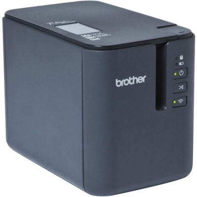 Термопринтер Brother PTP-900W (для печ.накл.) стационарный светло-серый/черный