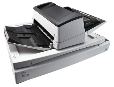 Сканер Fujitsu scanner fi-7700 (Профессиональный сканер для небольших объемов документов, 80 стр/мин, 160 изобр/мин, А3, двустороннее устройство АПД и планшетный блок, USB 3.1, светодиодная подсветка) (PA03740-B001)