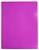 Папка-уголок Бюрократ Double Neon DNECPINK A4 пластик 0.18мм розовый