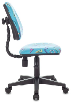 Кресло детское Бюрократ KD-4 голубой Sticks 06 крестовина пластик