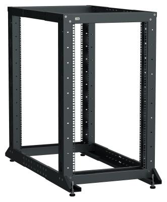 ITK LINEA F Стойка 2-рамная 42U 600х600-1000мм черная ITK LF05-42U61-2GM