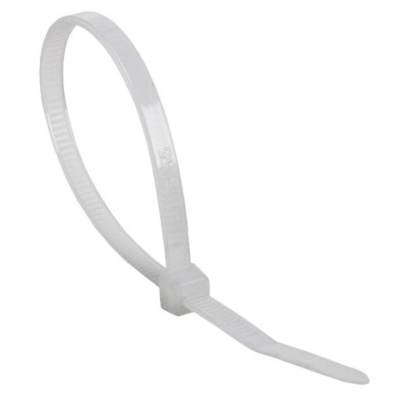 Rexant (07-0200-25) Стяжка кабельная нейлоновая 200x3,6мм, белая (25 шт/уп)