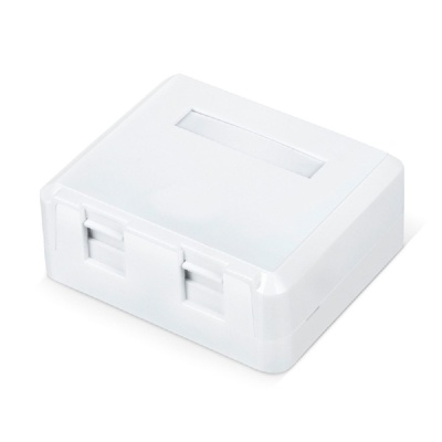 Rexant (03-0251) Корпус настенной розетки под 2 модуля Keystone Jack белый