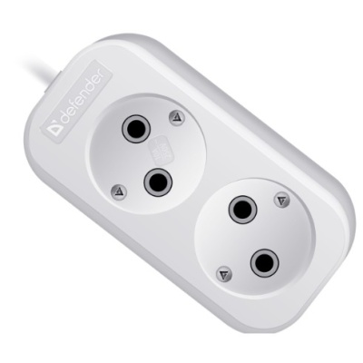 Defender Удлинитель B220 10 А, 5 м  [99272], без заземления