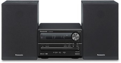 Микросистема Panasonic SC-PM250EE-K черный 20Вт/CD/CDRW/FM/USB/BT