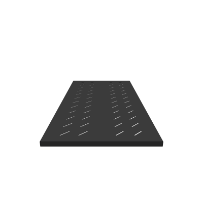 Полка стационарная усиленная для шкафов глубиной 1200мм, (глубина полки 950мм) распределенная нагрузка 120кг, цвет-черный (SNR-SHELF-12095-120B)