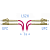 Патчкорд оптический LC/UPC-LC/UPC MM (OM4) Duplex 1 метр