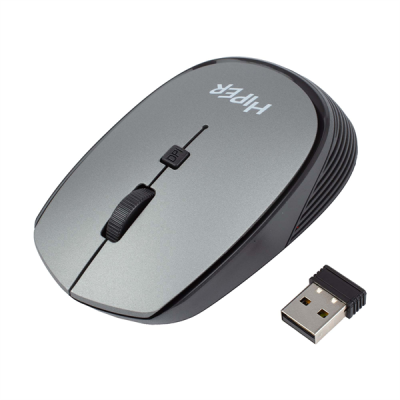 Мышка HIPER WIRELESS MOUSE HOMW-081 GREY (HOMW-081)