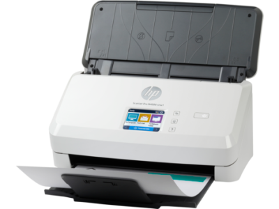 Сканер HP ScanJet Pro N4000 snw1 (CIS, A4, 600 dpi, Ethernet 10/100Base-TX, USB 3.0, Wi-Fi, ADF 50 sheets, Duplex, 40 ppm/80 ipm, 1y warr) (6FW08A#B19)