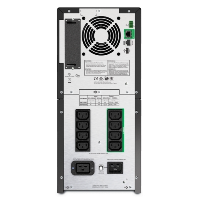 Источник бесперебойного питания APC Smart-UPS 3000VA/2700W, Line-Interactive, LCD, Out: 220-240V 8xC13 (4-Switched) 1xC19, SmartSlot, EPO, HS User Replaceable Bat, Black, 1 year warranty (REP: SMT3000I) (SMT3000IC)