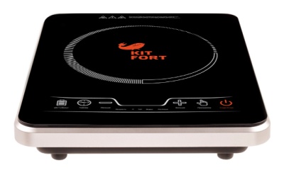 Плита Электрическая Kitfort КТ-102 черный стеклокерамика (настольная)