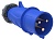 Iek PSN01-016-3 Вилка переносная ССИ-013 16А-6ч/200-250В 2Р + РЕ IP44 MAGNUM ИЭК