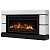 Каминокомплект: Очаг Electrolux EFP/P-3620LS, портал Moderno 42/40/36, белый
