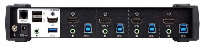 Квм перевключатель ATEN 4-Port USB 3.0 4K HDMI KVMP™ Switch (CS1824-AT-G)