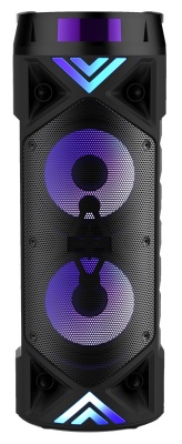 Минисистема Hyundai H-MC180 черный 80Вт/FM/USB/BT/SD/MMC