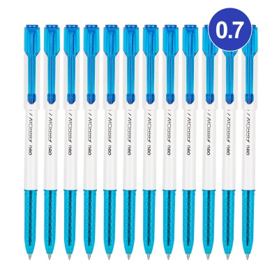 Ручка шариковая Deli EQ23-BL 0.7мм белый синие чернила (1шт)