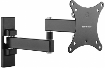 Кронштейн для телевизора Arm Media MARS-02 черный 10"-32" макс.20кг настенный поворот и наклон