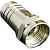 Разъем для коаксиального кабеля RG6 (Crimp) (100шт)