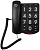 RITMIX RT-520 black Телефон проводной[повтор. набор, регулировка уровня громкости, световая индикац]