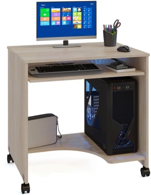 Стол для компьютера Сокол КСТ-15 столешница ЛДСП дуб сонома каркас дуб сонома