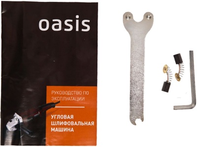 Углошлифовальная машина Oasis AG-110/125 1100Вт 11000об/мин рез.шпин.:M22 d=125мм
