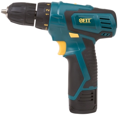 Дрель-Шуруповерт акк. 12.0 В, 0-350/1100 об/мин, 20,0 Нм, 1 (Li-Ion) 1.3 Ач, 1 ч., рез. накл., коробка