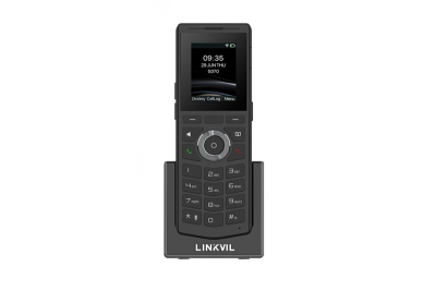 Телефон DECT Fanvil DECT PHONE 2.0” 240x320 Color LCD 2 SIP Line 1 PTT Key Indoor: 50 m Outdoor Range: 300 m Europe: 1880–1900 MHz Detachable Lithium Battery with 1900mAH