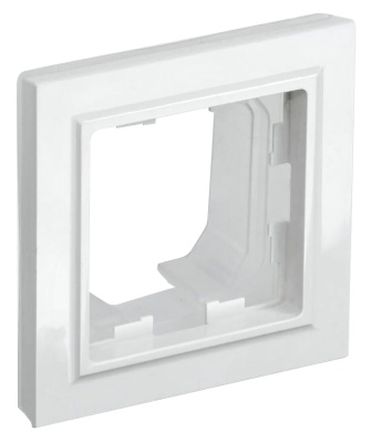 Рамка IEK Brite РУ-1-БрБ-44 BR-M12-44-K01 1x белый (упак.:1шт)